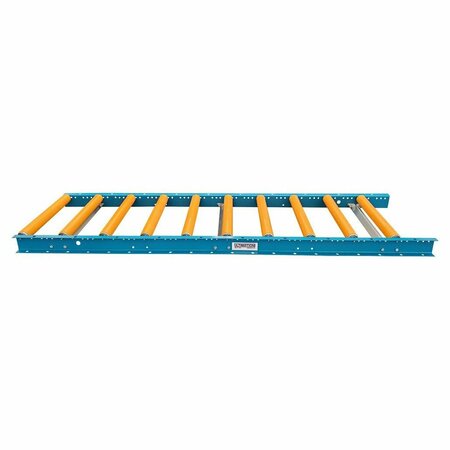 Ultimation Roller Conveyor with Covers, 18inW x 5L, 1.5in Dia. Rollers URS14G-18-6-5U